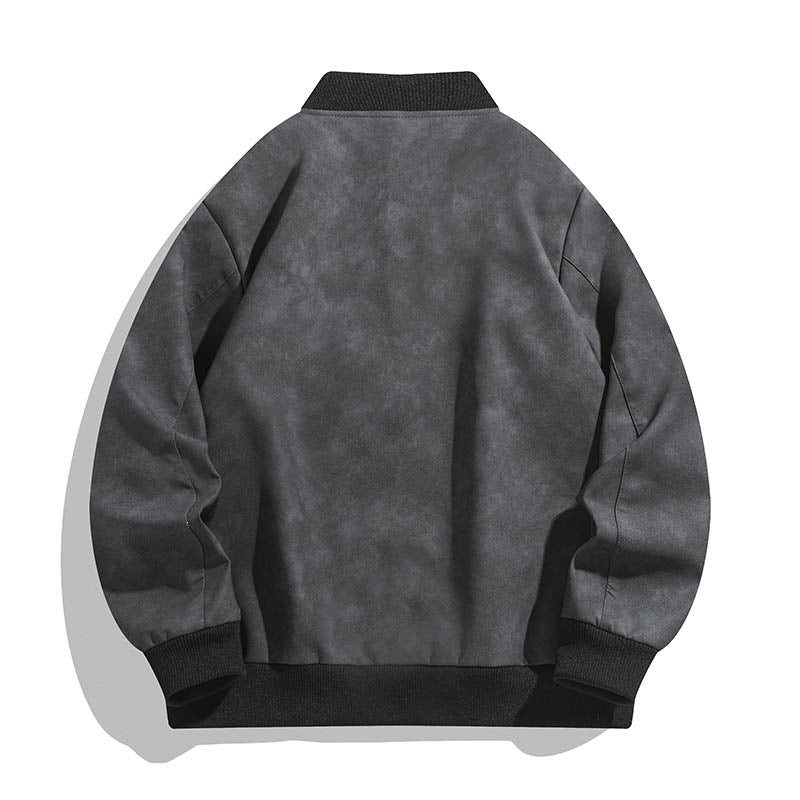 Herren Modische Bomberjacke im Vintage-Look Drune