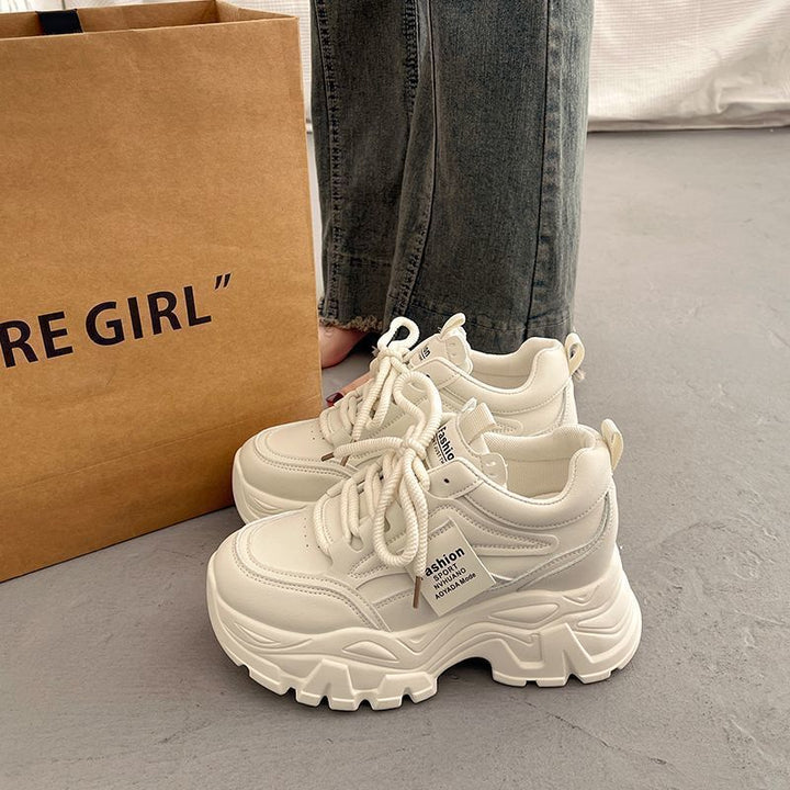 Damen Chunky Sneakers mit trendigem Design und dämpfender Sohle Drune