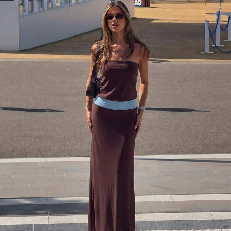 Damen Maxi Kleid Drune