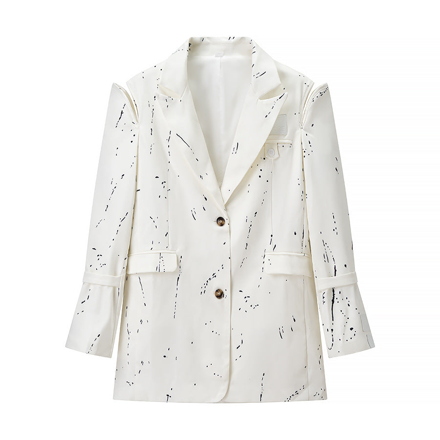 Damen trendiger Oversized-Blazer Drune