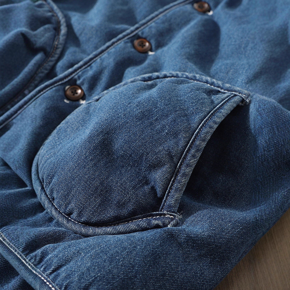 Herren Übergangsjacke mit Knopfverschluss Drune