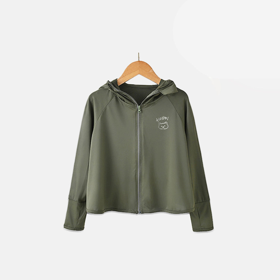 Damen Leichte UV-Schutzjacke mit Kapuze Drune