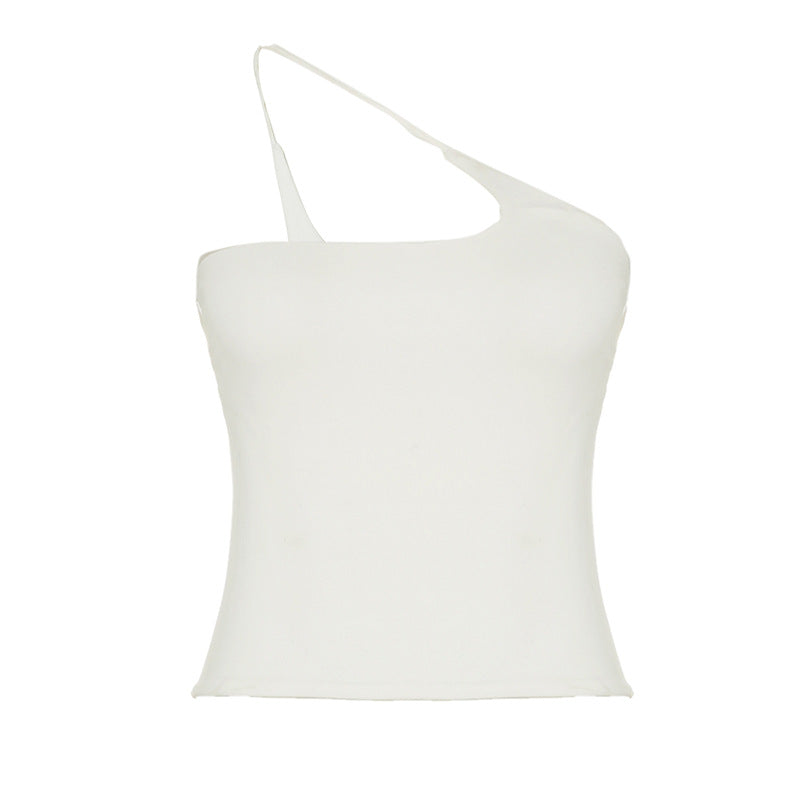 Damen Trägershirt mit asymmetrischem Schnitt und trendigem Design Drune
