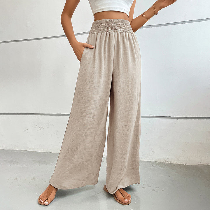 Damen Weite, bequeme Palazzo-Hose Drune