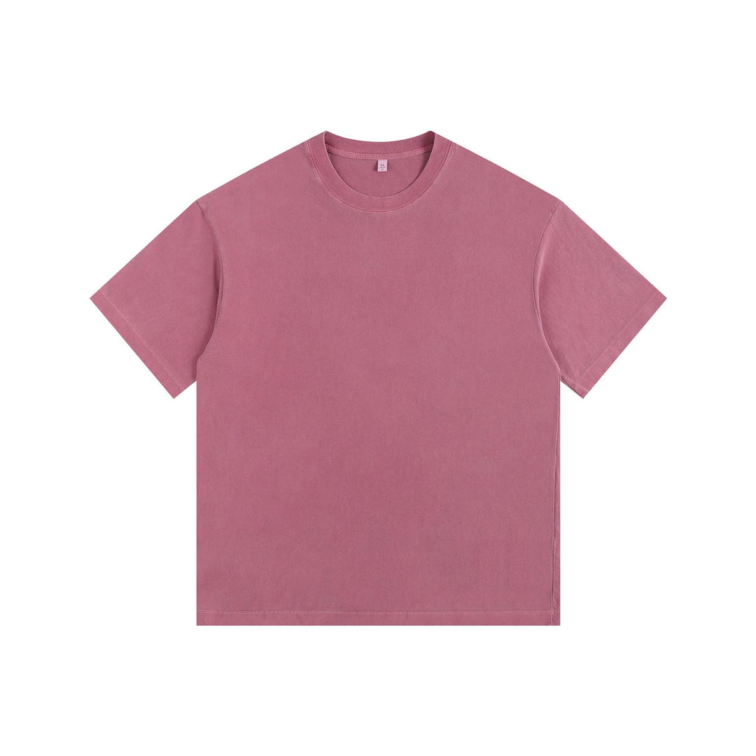 Drune | Schillerndes altes kurzes T-Shirt mit Färbung