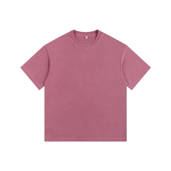 Drune | Schillerndes altes kurzes T-Shirt mit Färbung