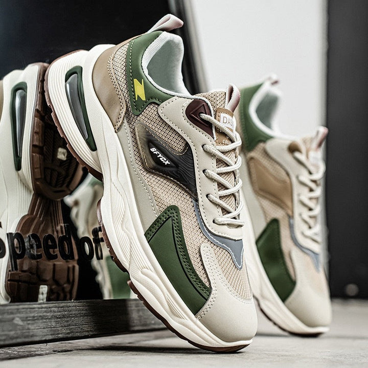 Damen Sportliche Sneakers mit atmungsaktiver Mesh-Konstruktion und rutschfester Laufsohle Drune