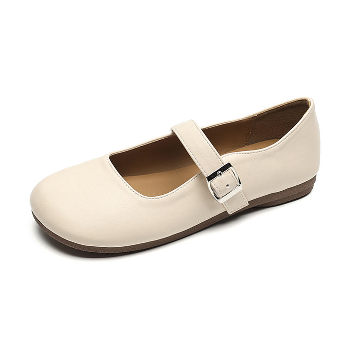 Damen Mary Jane Schuhe mit verstellbarem Riemen und bequemem Fußbett Drune