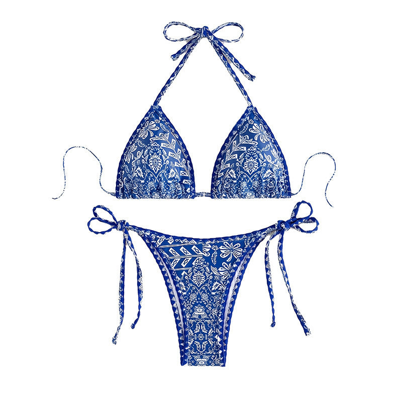 Damen Triangel-Bikini mit eleganten Bindebändern Drune