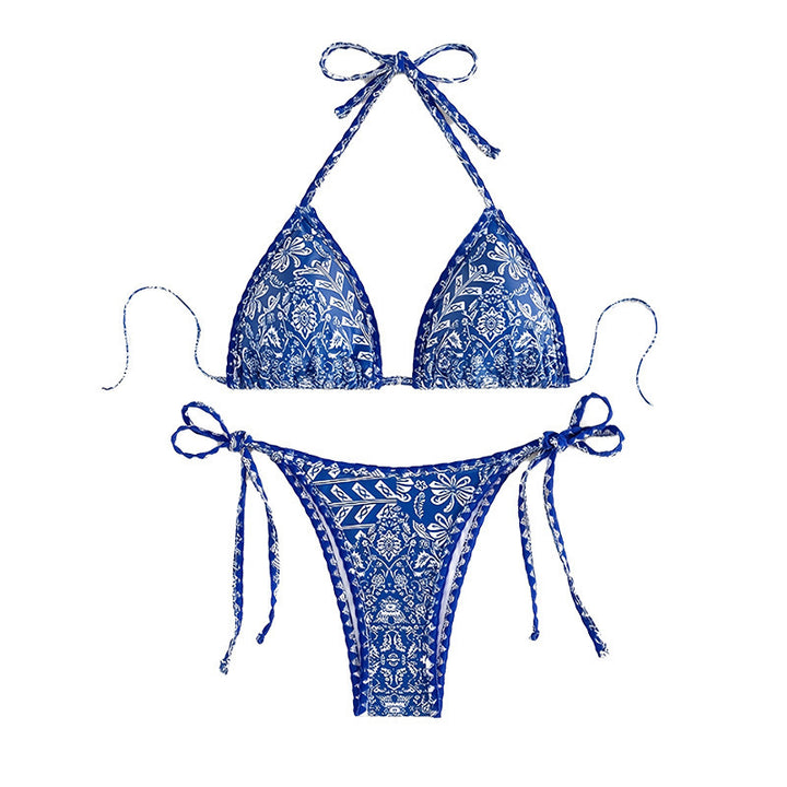 Damen Triangel-Bikini mit eleganten Bindebändern Drune