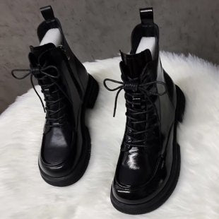 Damen Modische und bequeme High-Top Boots Drune