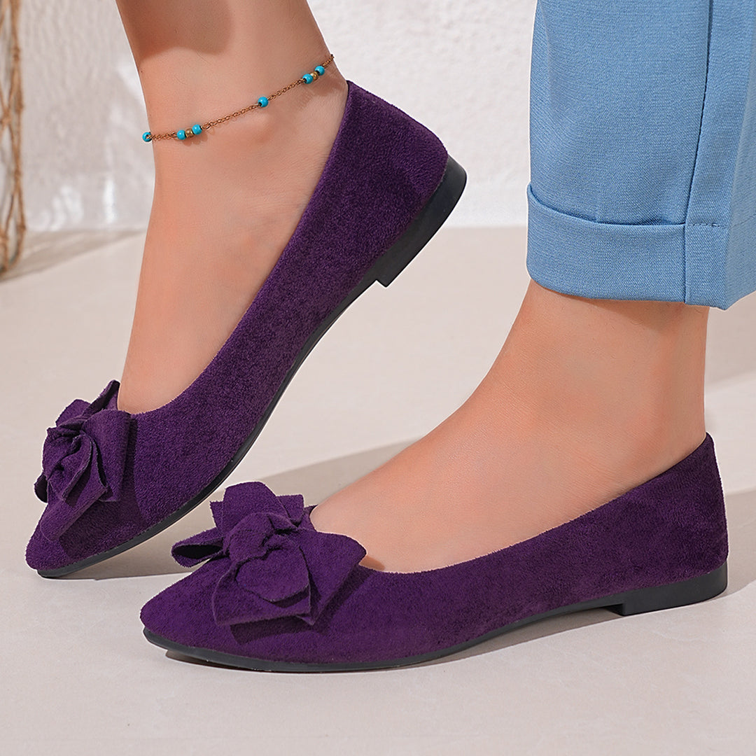 Drune | Damen Komfortable & Stilvolle Freizeitslipper Mit Schleife