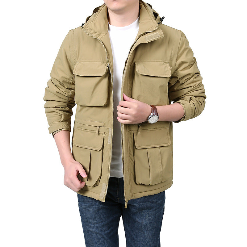 Herren Multifunktionale Outdoorjacke mit zahlreichen Taschen Drune
