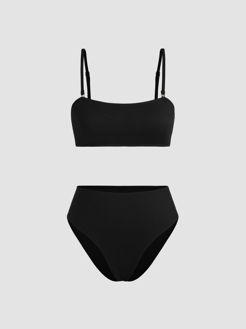 Damen Bikinitop und hochgeschnittene Bikinihose Drune