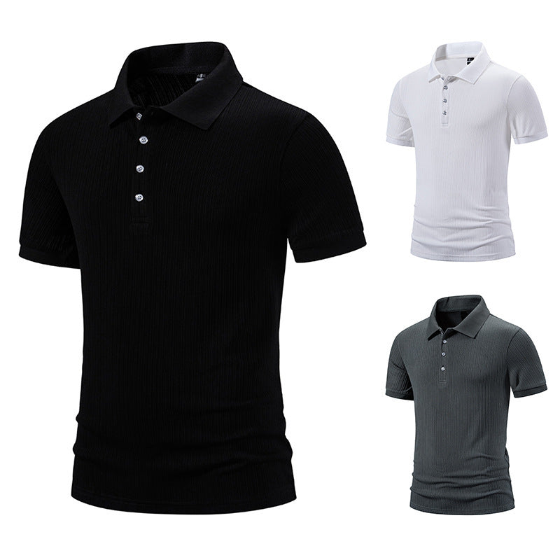 Herren hochwertiges Poloshirt mit moderner Struktur Drune