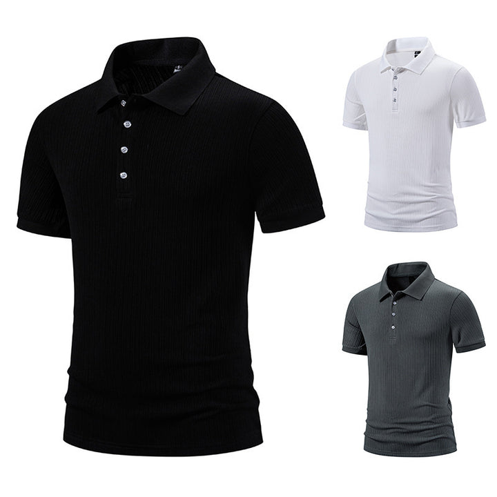 Herren hochwertiges Poloshirt mit moderner Struktur Drune