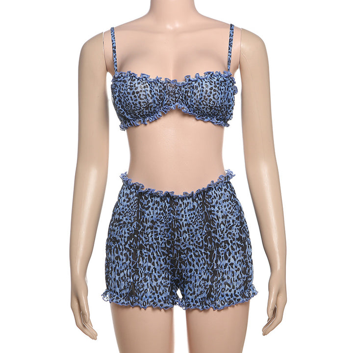 Damen modisches Tiermuster-Bikini-Set Drune