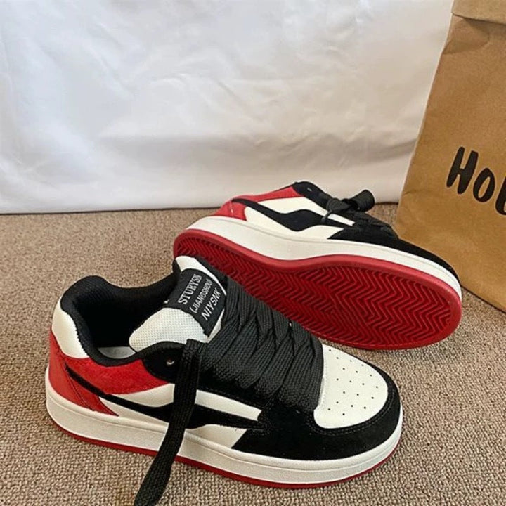 Damen Sportliche Sneakers mit Komfortpolsterung und rutschfester Sohle Drune