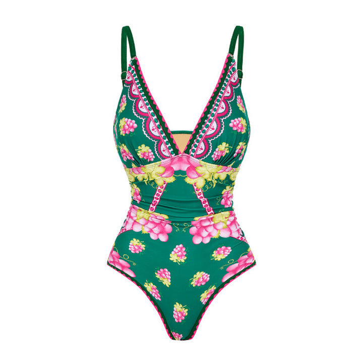 Damen Stylish Elegantes Badeanzug- und Rockset Drune