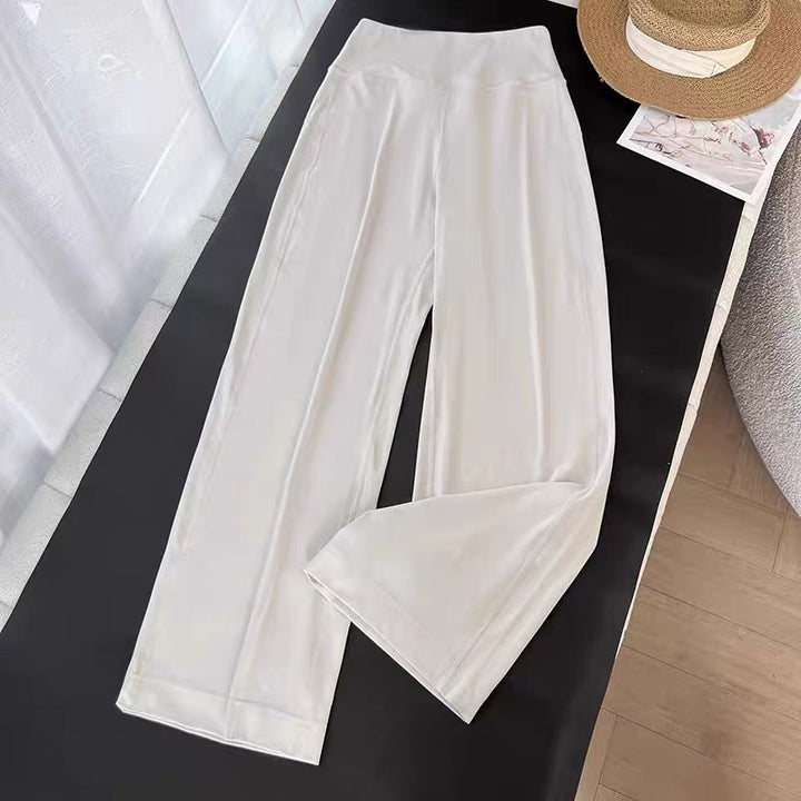 Damen weite Relax-Hose mit hohem Bund Drune