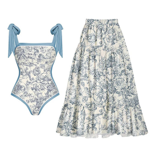 Damen Badeanzug und Maxirock Set Drune 1782194667