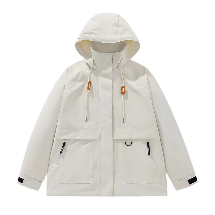 Herren Wattierte Softshell-Funktionsjacke mit Kapuze, Fleece-Innenfutter & verdecktem Reißverschluss Drune