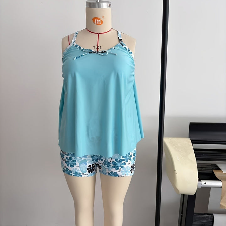 Damen lockeres Strandtop und Shorts Drune
