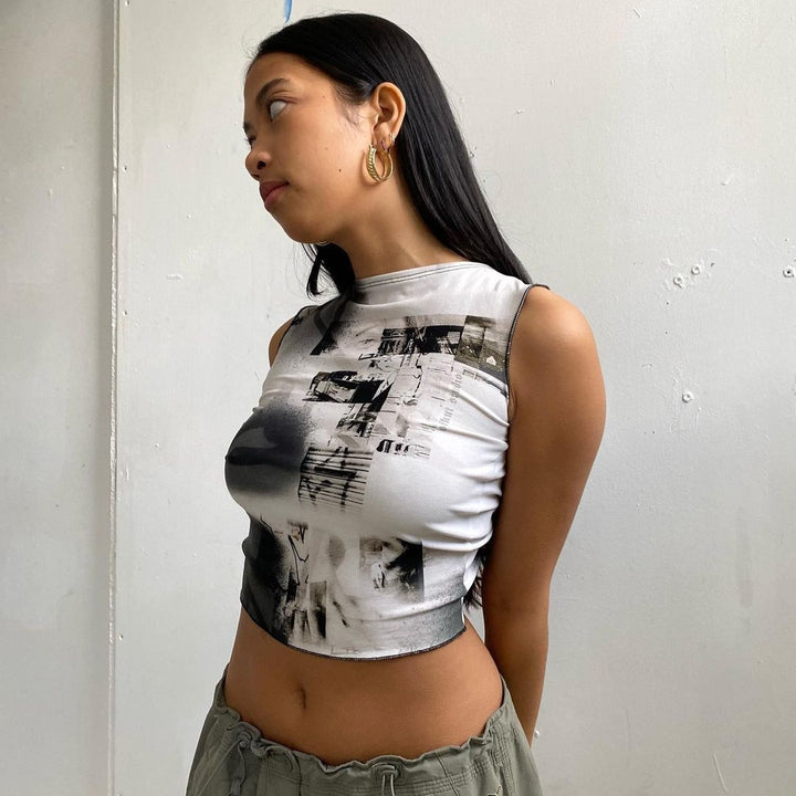 Damen Crop Top Drune