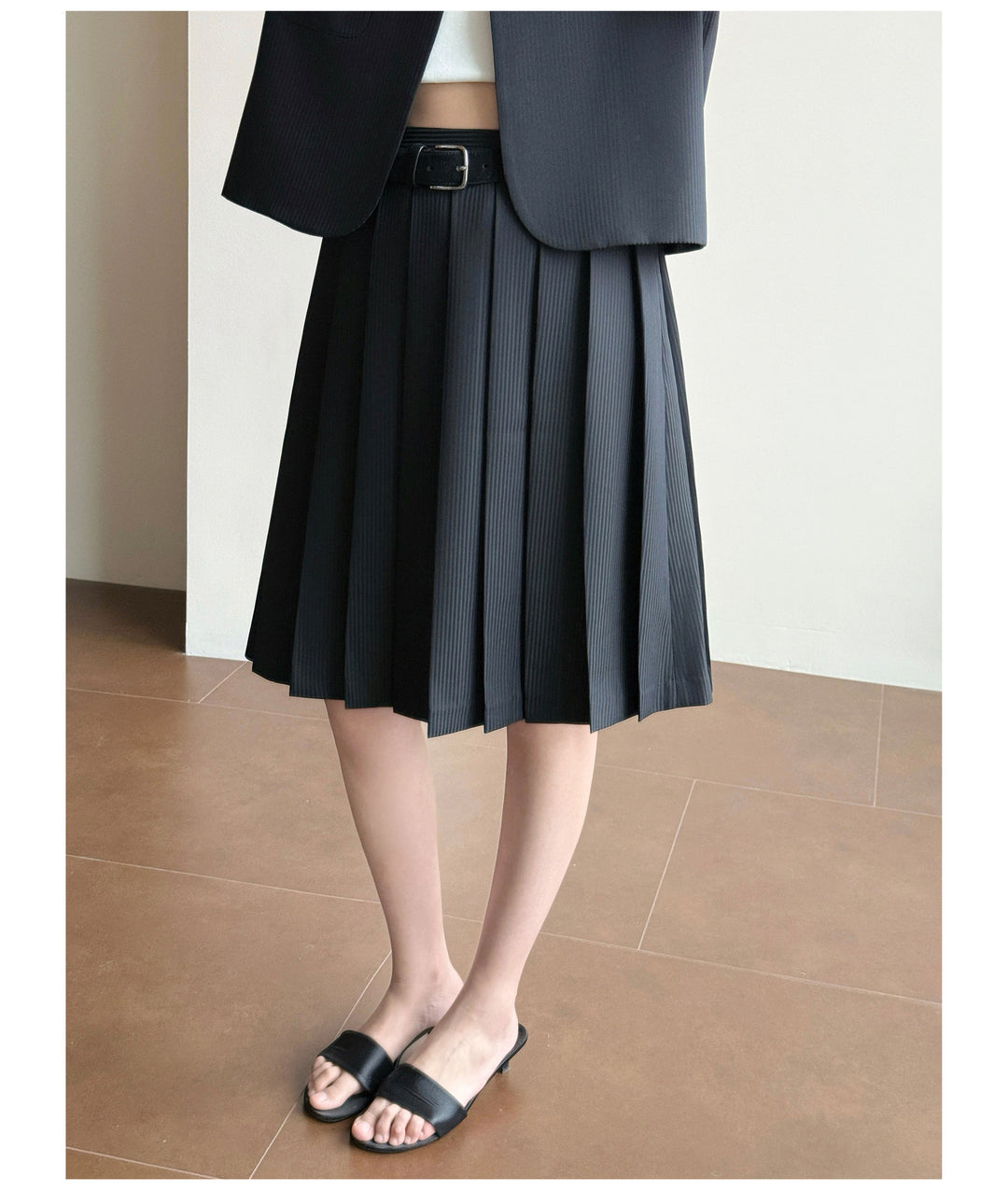 Damen Elegante Blazer-Weste mit gestreiftem Design Drune