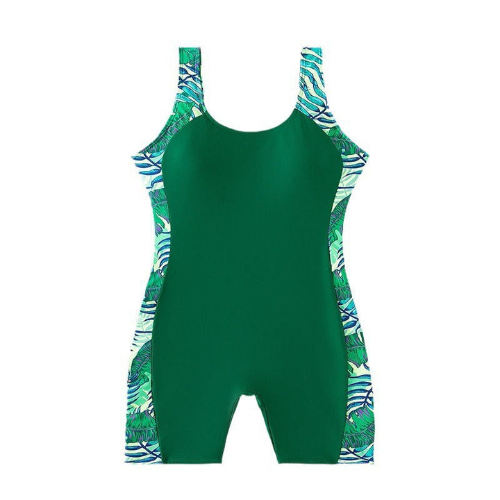 Damen Einteiler Badeanzug mit floralem Seitendesign Drune