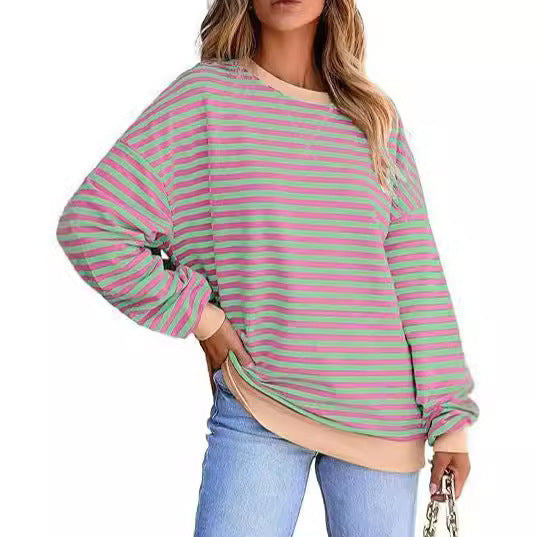 Drune | Farbblock-Pullover mit Kordelzug-Oberteil