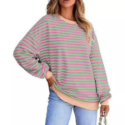Drune | Farbblock-Pullover mit Kordelzug-Oberteil