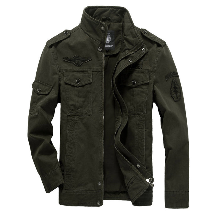 Herren Robustere Canvas Fieldjacke mit Epauletten, Brust- und Ärmeltaschen Drune