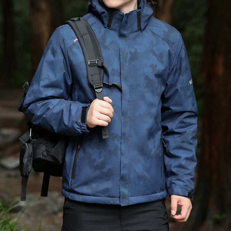 Herren Wasserdichte Outdoor-Jacke Drune