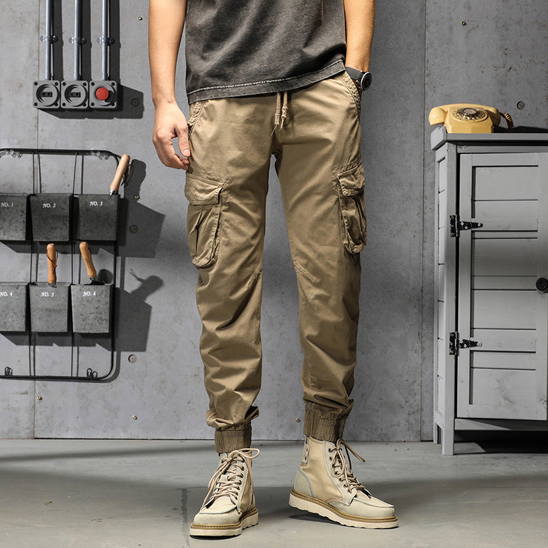 Herren Urbaner Cargojogger mit elastischem Komfortbund, Organizer‑Taschen und gerippten Bündchen Drune