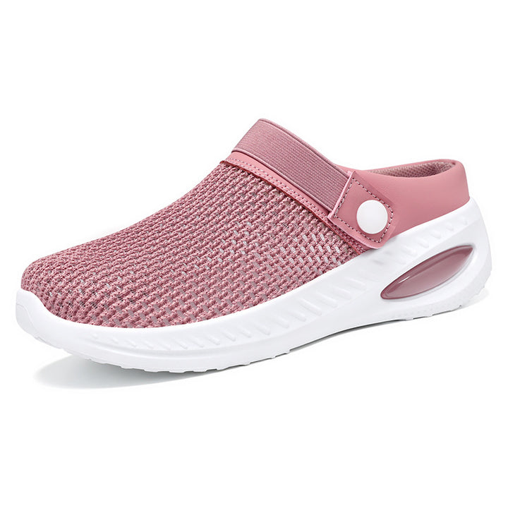 Damen Leichte Clogs mit atmungsaktivem Obermaterial und flexiblem Fußbett Drune