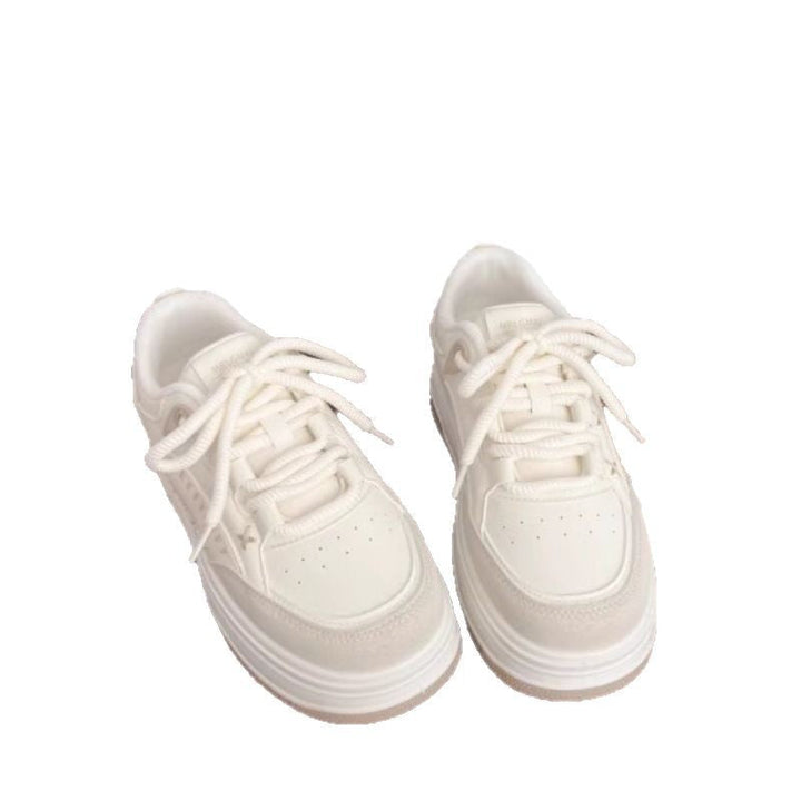 Damen Komfortable Plateausneaker mit atmungsaktivem Obermaterial und dämpfender Sohle Drune