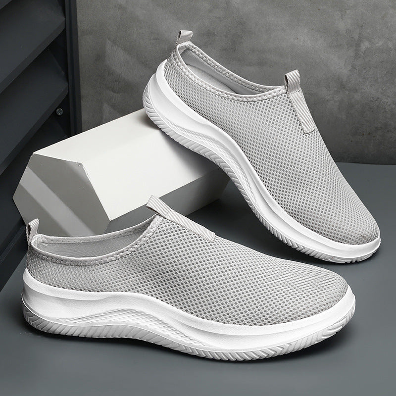Unisex nan leichter Netzgewebe-Schlupf-Sneaker mit atmungsaktivem Obermaterial, dämpfender EVA-Zwischensohle und rutschfester Profilsohle Drune