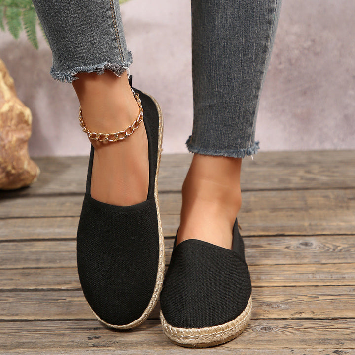 Damen Espadrilles mit rutschfester Sohle und anatomischem Fußbett Drune