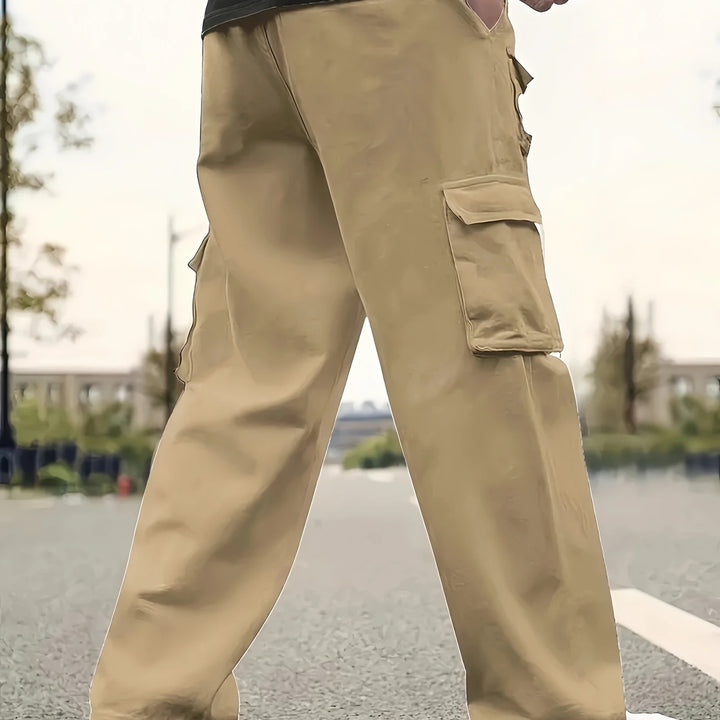 Herren Utility-Cargohose mit mehreren Klapp- und Reißverschlusstaschen Drune
