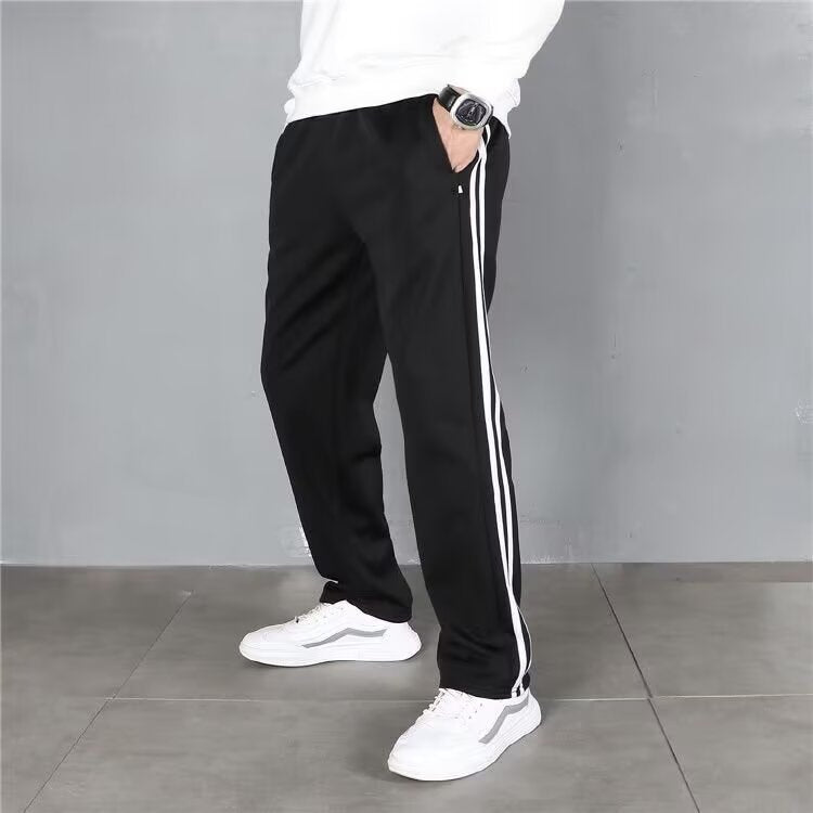 Herren Sportliche Trainingshose mit seitlichen Streifen Drune