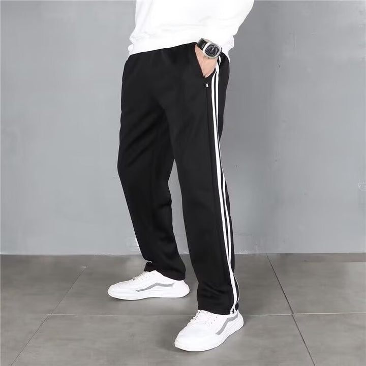 Herren Sportliche Trainingshose mit seitlichen Streifen Drune