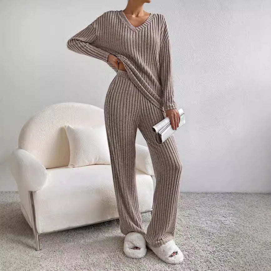 Damen Eleganter und bequemer Strickanzug Drune