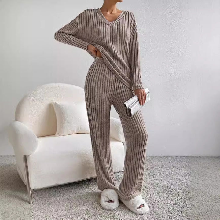 Damen Eleganter und bequemer Strickanzug Drune