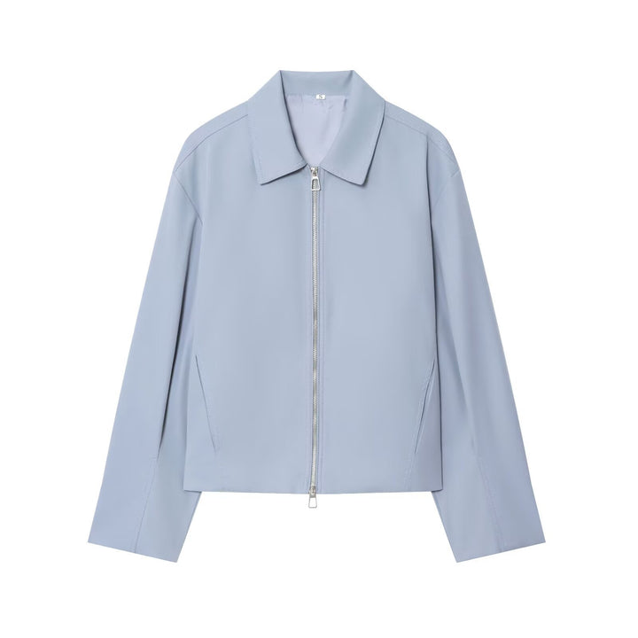 Damen modische Übergangsjacke mit leichtem Material und praktischen Taschen Drune