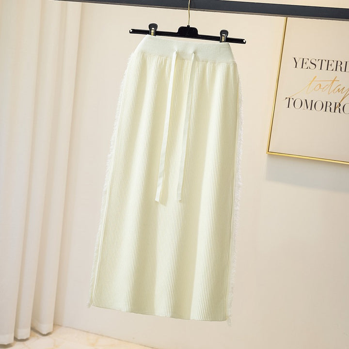 Damen Eleganter und luftiger Plissee-Rock Drune