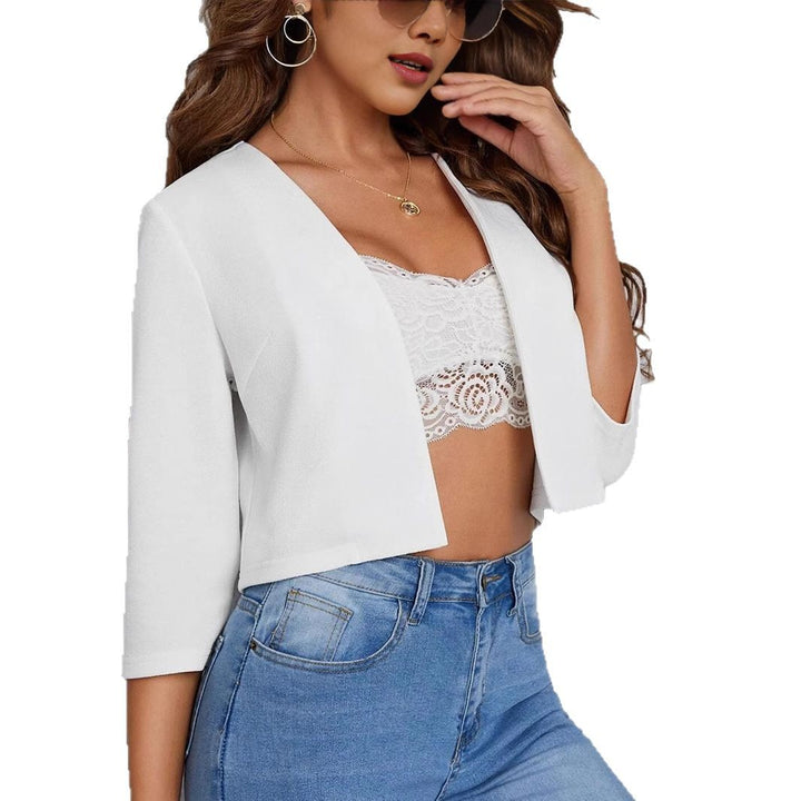 Damen cropped Blazer mit eleganter Silhouette und lockerer Passform Drune