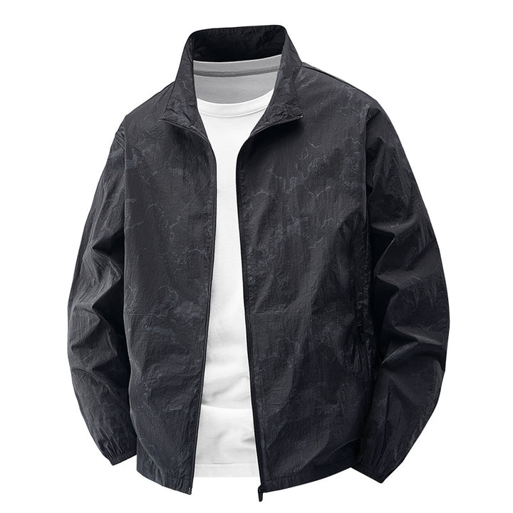 Herren Leichte Übergangsjacke mit hohem Kragen Drune 1787797311