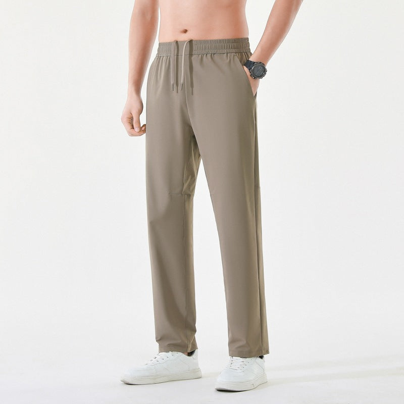 Herren Relaxed-Performance-Freizeithose mit elastischem Tunnelzug, schnell trocknendem Stretch & geradem Bein Drune