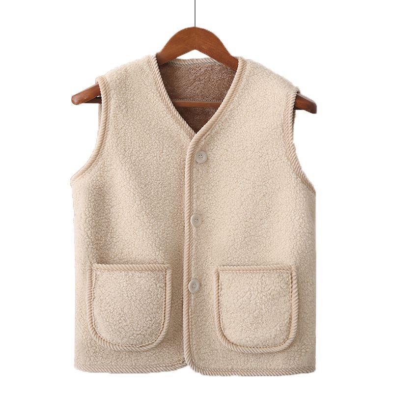 Damen Kuschelige Weste aus Teddyfleece Drune